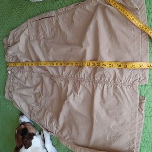 Simons Tan Parachute Cargo Skirt